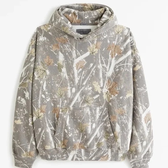 Abercrombie & Fitch Other - Abercrombie & Fitch Essentials Camo Pullover Hoodie